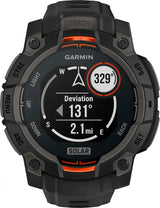 Garmin Instinct 3 GPS Smartwatch - 45 MM Solar Black with Black Band
