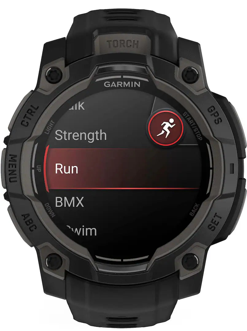 Garmin Instinct 3 GPS Smartwatch - 45 MM AMOLED Black with Black