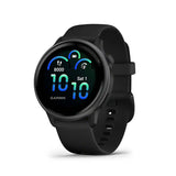 Garmin Vivoactive 6 GPS Smartwatch - 42 MM Slate with Black Band
