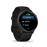 Garmin Vivoactive 6 GPS Smartwatch - 42 MM Slate with Black Band