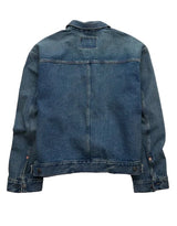 American Eagle Mens AE Relaxed Fit Denim Utility Jacket