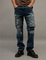 American Eagle Mens AE Flex+ Original Straight Jeans