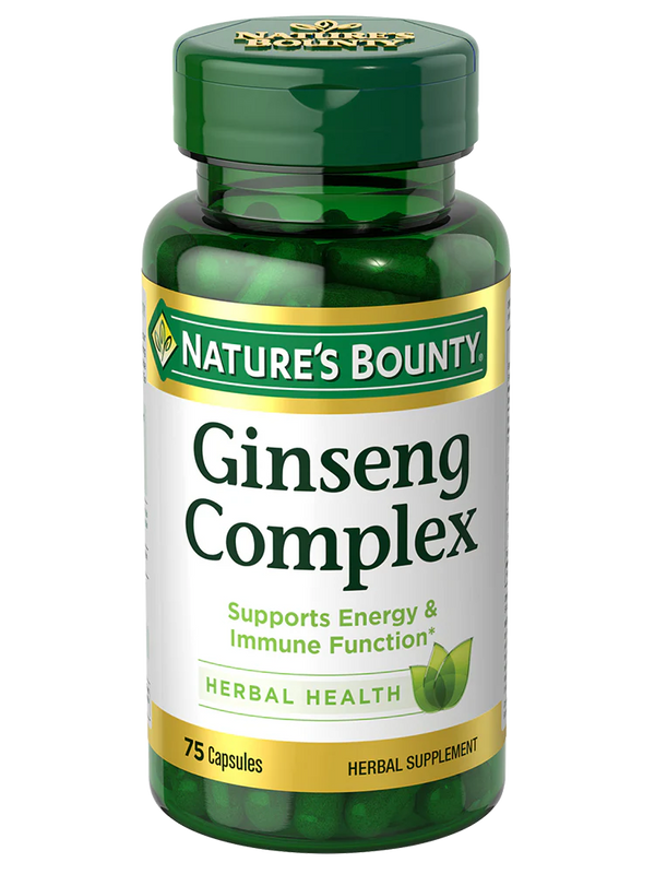 Nature's Bounty Ginseng Complex Capsules - 75 Count