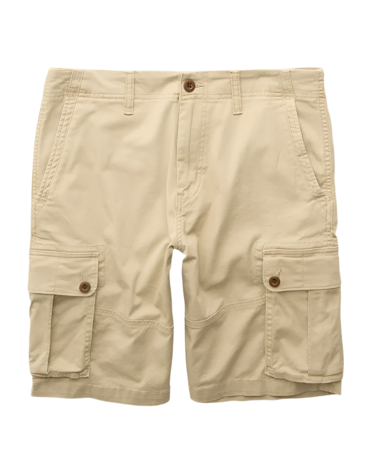 American Eagle Mens AE Flex 10" Lived-In Cargo Shorts
