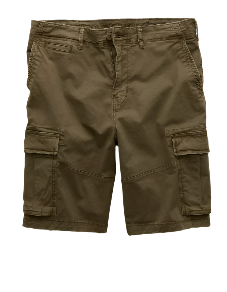 American Eagle Mens AE Flex 10" Lived-In Cargo Shorts