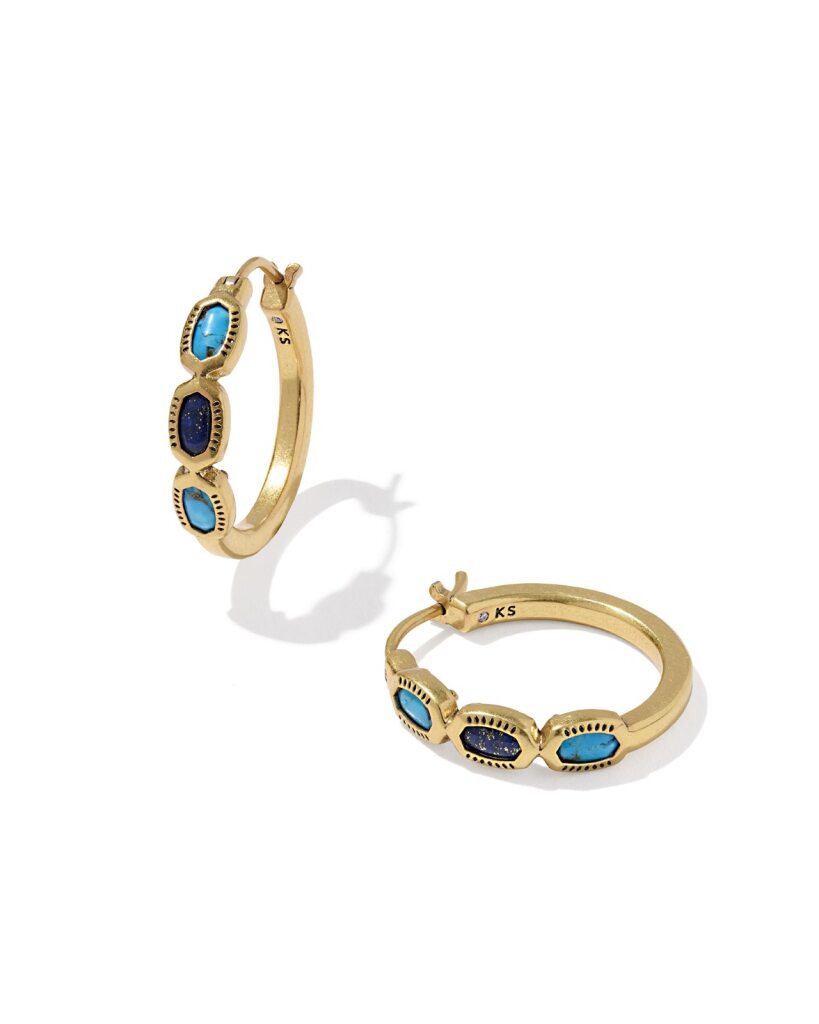 Kendra Scott Gold Mini Elisa Hoop Earrings