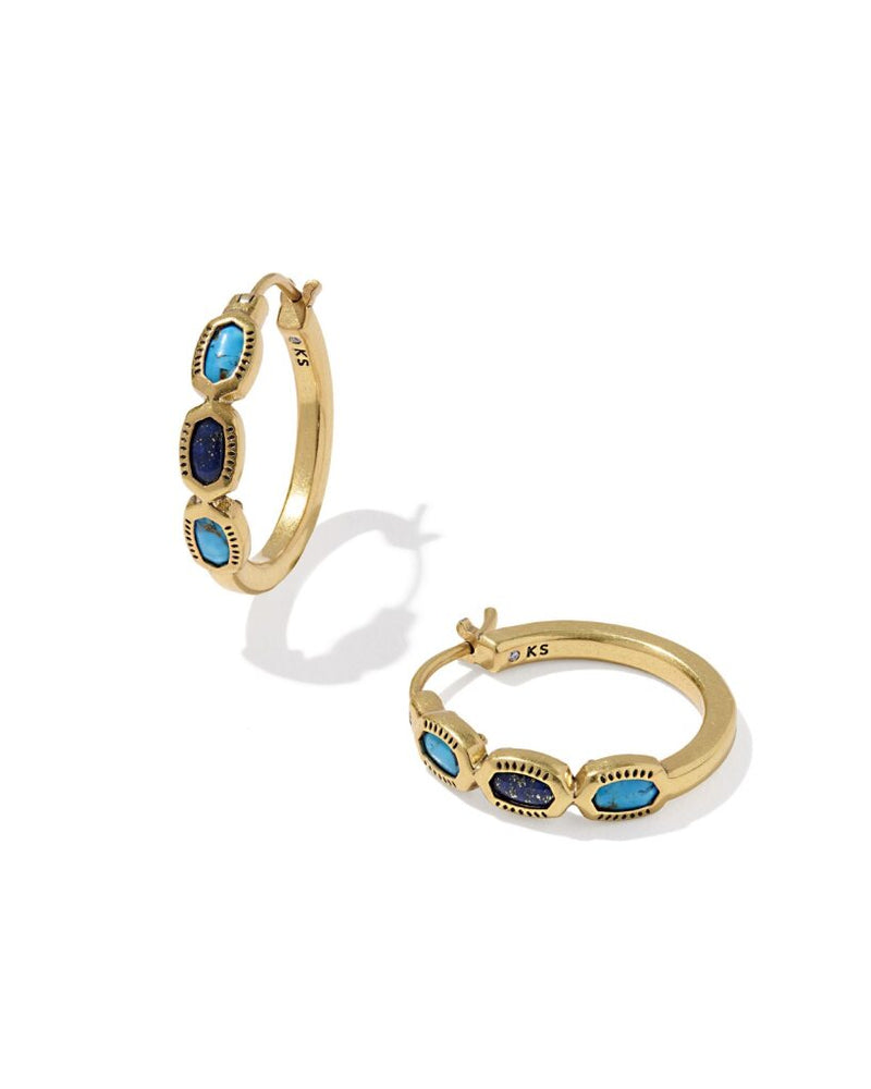 Kendra Scott Gold Mini Elisa Hoop Earrings