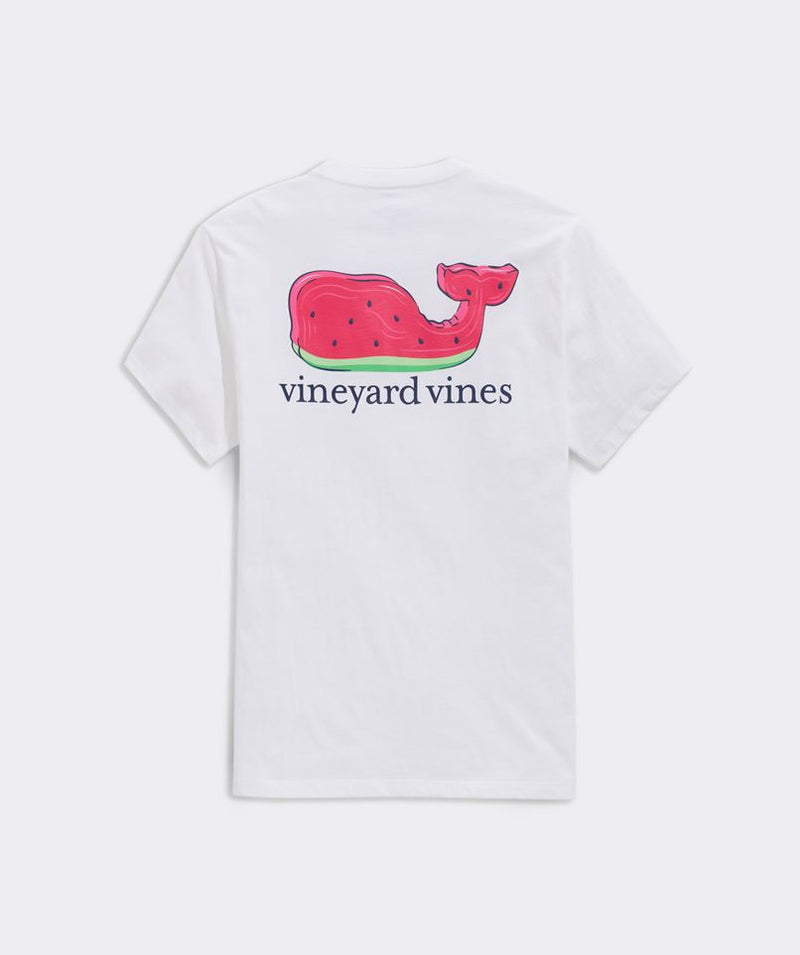 Vineyard Vines Mens Watermelon Whale Short Sleeve T-Shirt