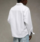 American Eagle Mens AE Everyday Standard Fit Oxford Button-Up Long Sleeve Shirt