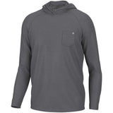 Huk Mens Waypoint Solid Pullover Hoodie