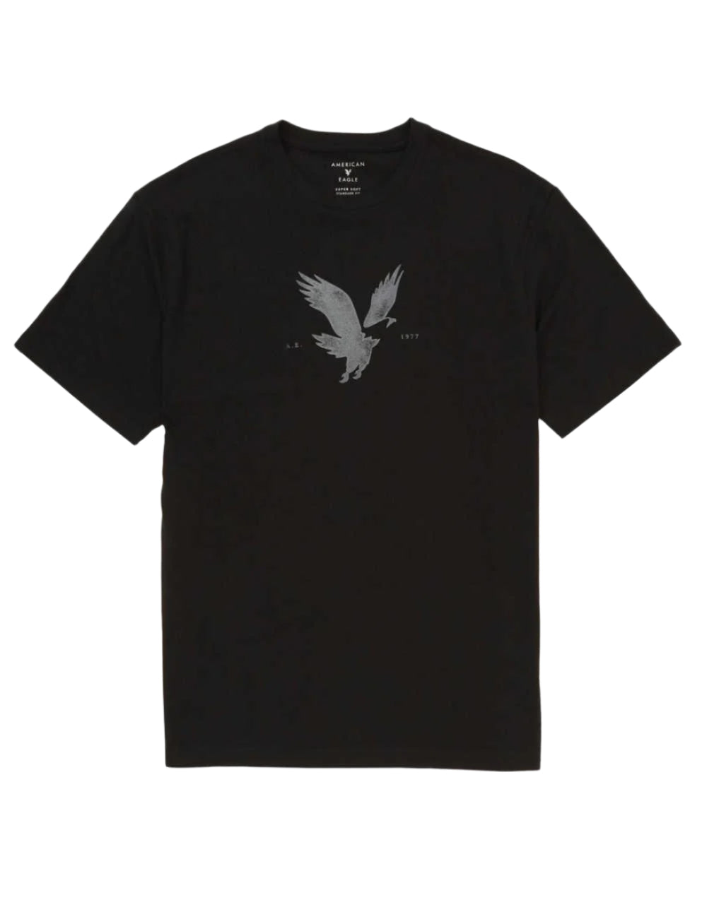 American Eagle Mens AE Logo Graphic Short Sleeve T-Shirt