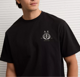American Eagle Mens AE Logo Graphic Short Sleeve T-Shirt