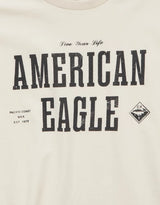 American Eagle Mens AE Standard Fit Graphic Logo Short Sleeve T-Shirt