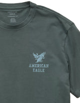 American Eagle Mens AE Standard Fit Graphic Logo Short Sleeve T-Shirt