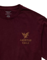 American Eagle Mens AE Standard Fit Graphic Logo Short Sleeve T-Shirt