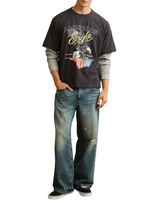 American Eagle Mens AE Boxy Fit Logo Graphic Short Sleeve T-Shirt
