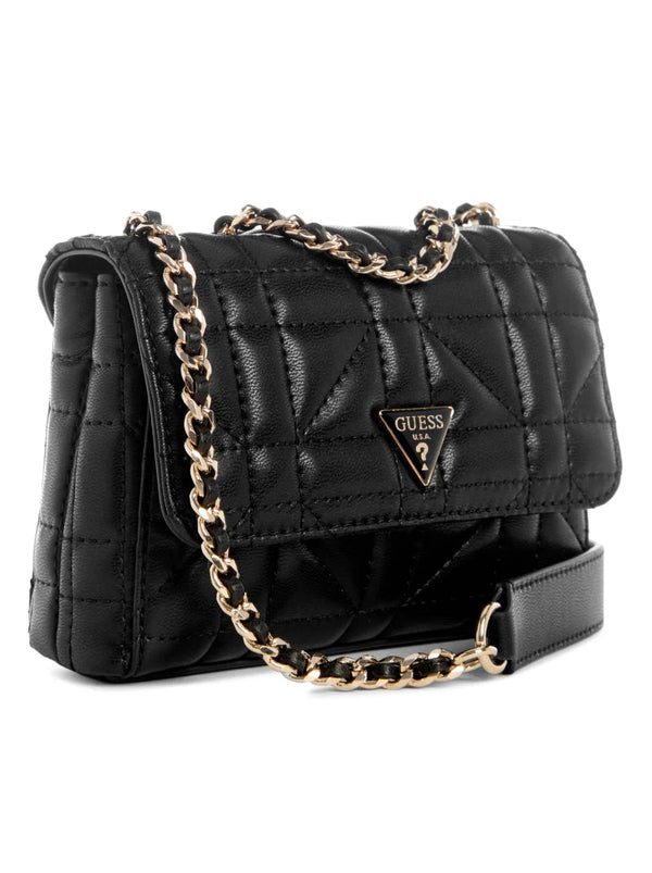 GUESS Edita Mini Convertible Flap Crossbody Handbag