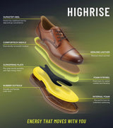 Florsheim Mens Highrise Perf Hands-Free Oxford Shoes