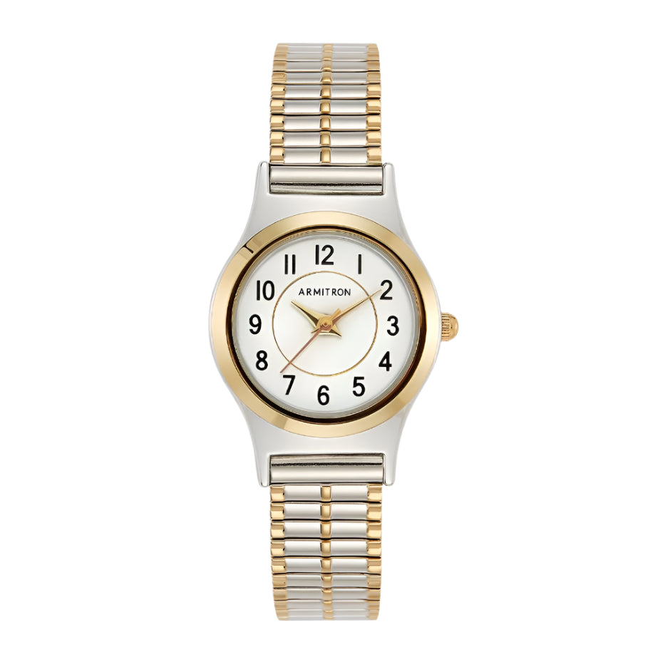 Two Tone Armitron Watch Womens Armitron Womens Two-Tone Stainless