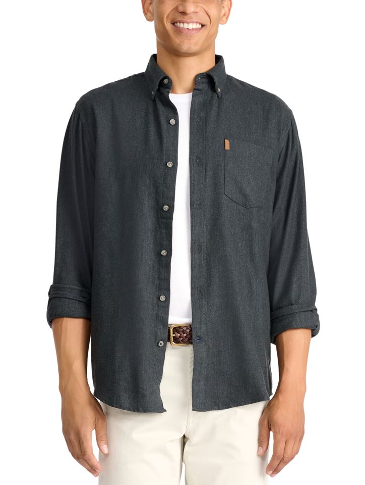 IZOD Mens Stratton Solid Long Sleeve Button Down Shirt ShopCGX IZOD Mens Stratton Solid Long Sleeve Button Down Shirt ShopCGX