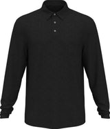 PGA Tour Mens Micro Birdseye Long Sleeve Polo Shirt