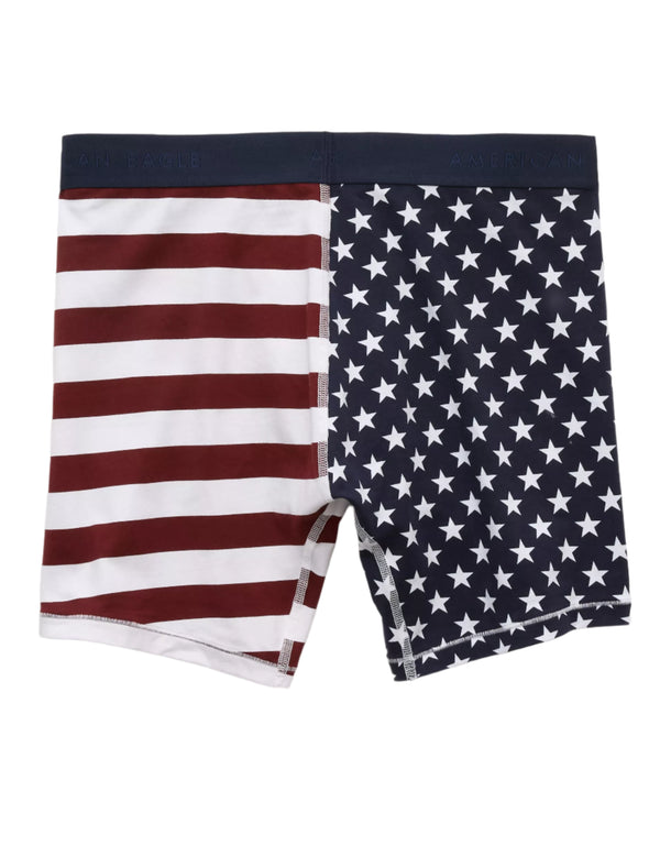 American Eagle Mens AEO Striped 6" Classic Boxer Briefs