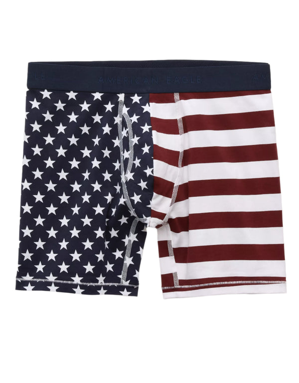 American Eagle Mens AEO Striped 6" Classic Boxer Briefs