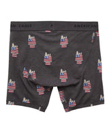 American Eagle Mens AEO Snoopy USA 6" Classic Boxer Briefs