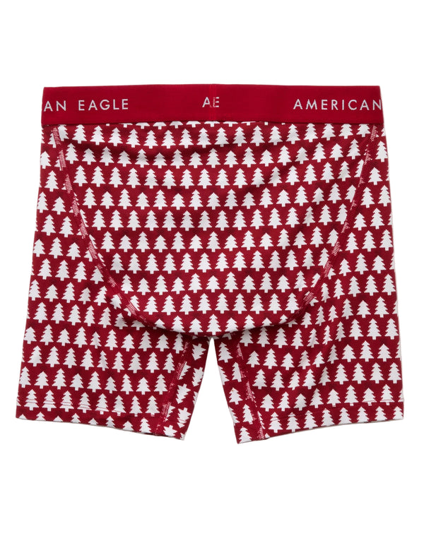 American Eagle Mens AEO Sweater Tree 6" Classic Boxer Briefs