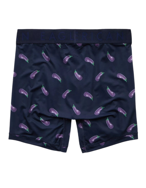 American Eagle Mens AEO Eggplant 6" Flex Boxer Briefs
