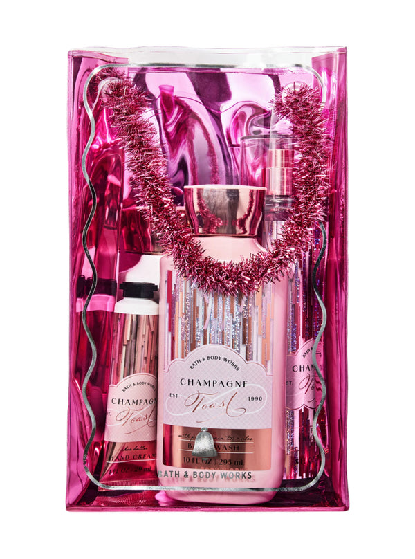 Bath & Body Works 4 Piece Gift Set - Champagne Toast