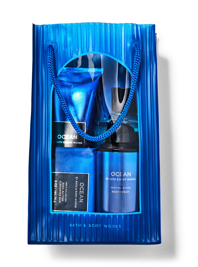 Bath & Body Works Mens 4 Piece Gift Set - Ocean