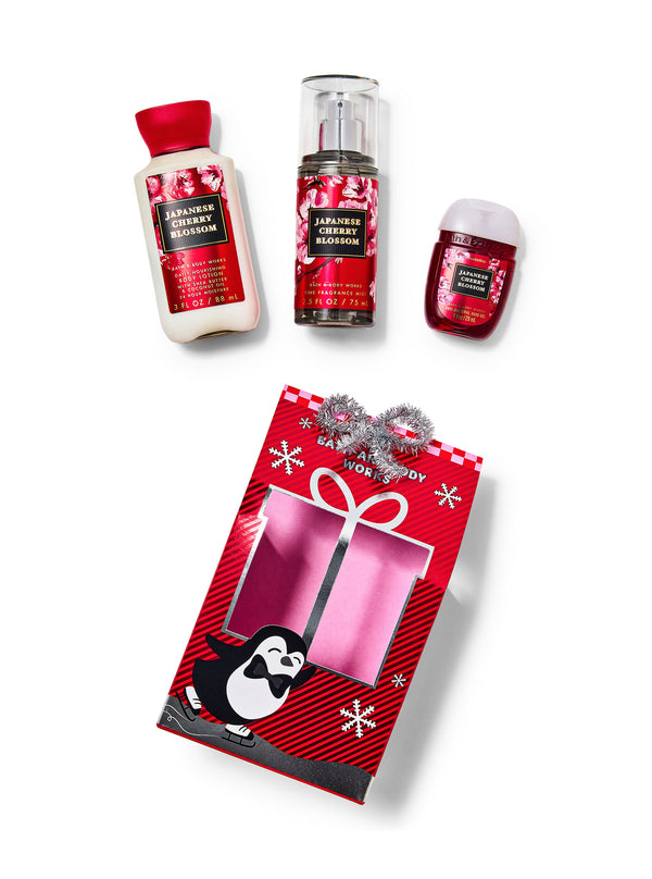 Bath & Body Works 3 Piece Mini Gift Set - Japanese Cherry Blosssom