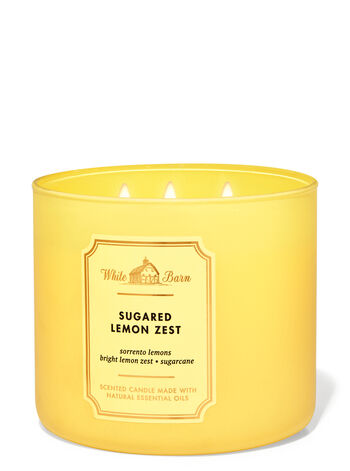 Bath & Body Works 3-Wick Candle - Sugared Lemon Zest