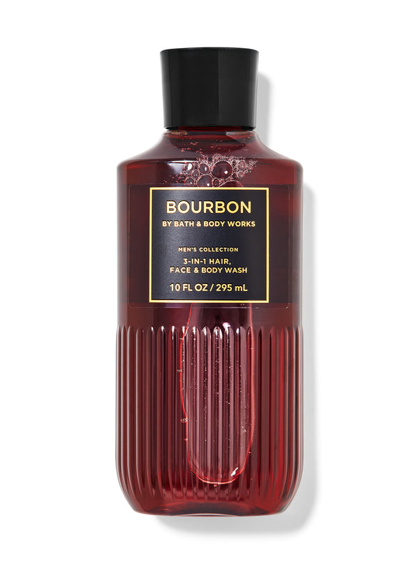 Bath & Body Works Mens 3-in-1 Hair, Face, & Body Wash - Bourbon