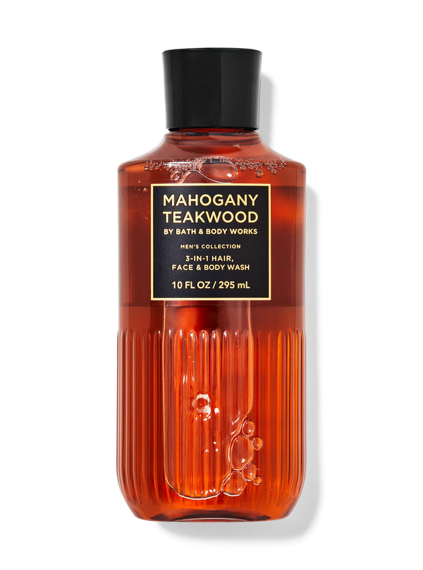 Bath & Body Works Mens 3-in-1 Hair, Face, & Body Wash - Teakwood