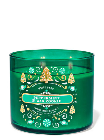 Bath & Body Works Peppermint Sugar Cookie 3-Wick Candle