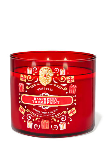 Bath & Body Works Raspberry Thumbprint 3-Wick Candle