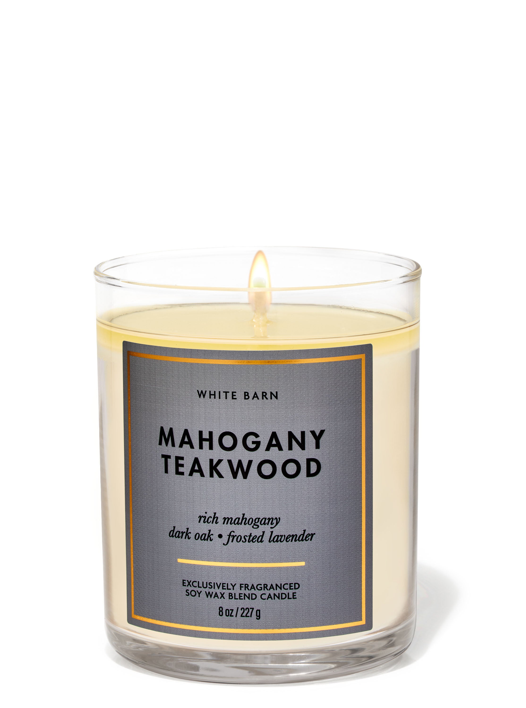 Bath & Body Works Single Wick Candle - Mahogany Teakwood