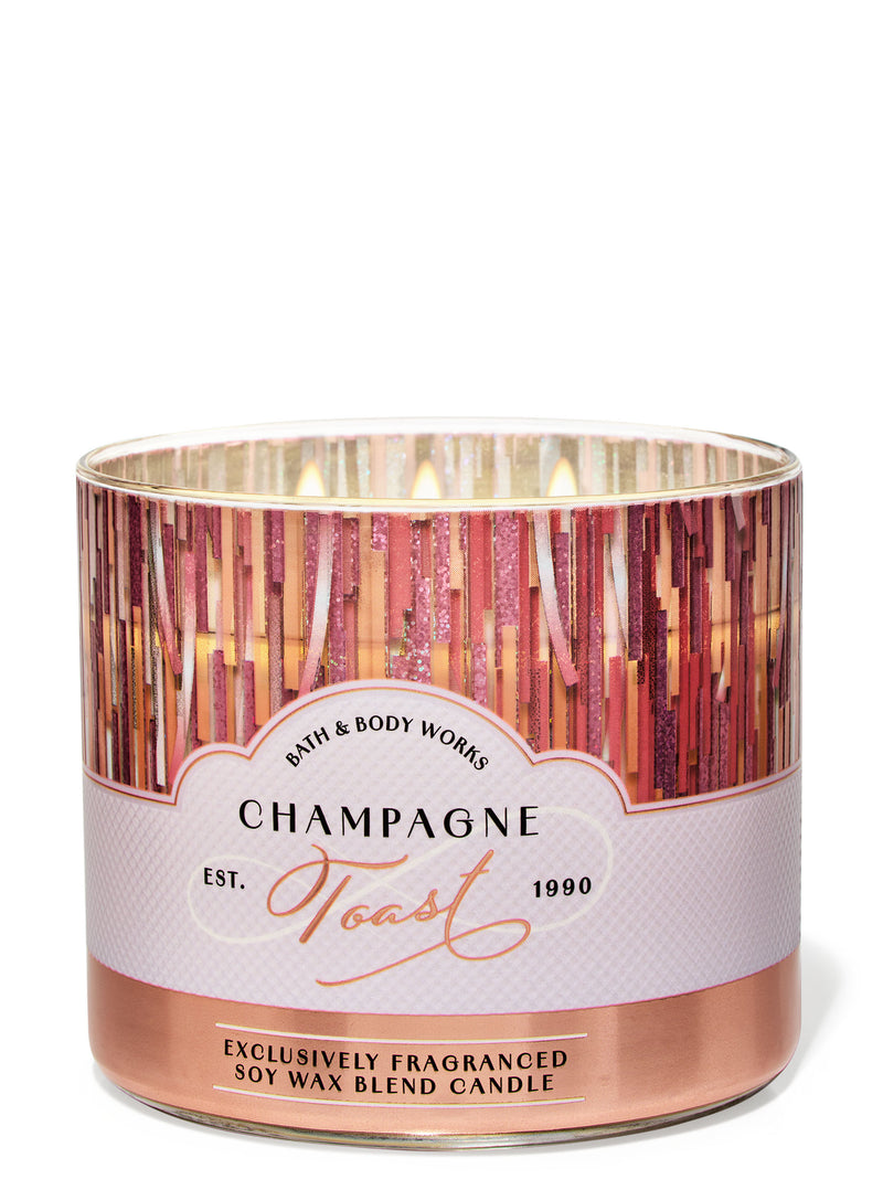 Bath & Body Works 3-Wick Candle - Champagne Toast