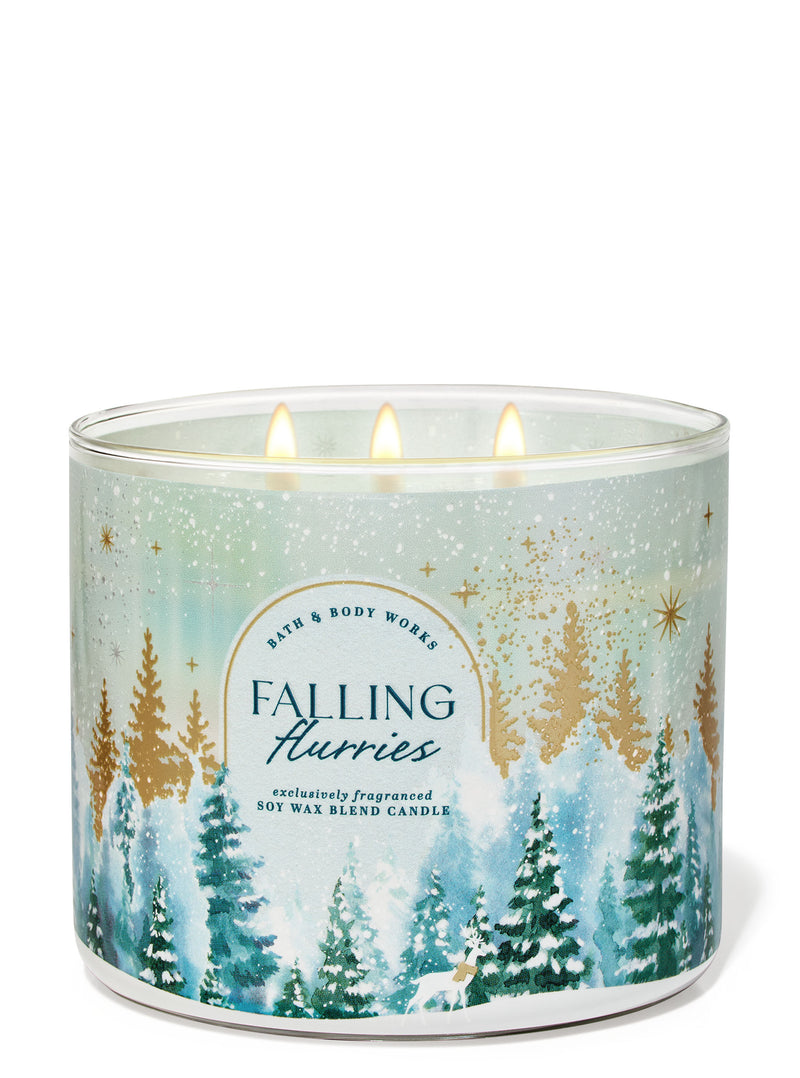 Bath & Body Works 3-Wick Candle - Falling Flurries