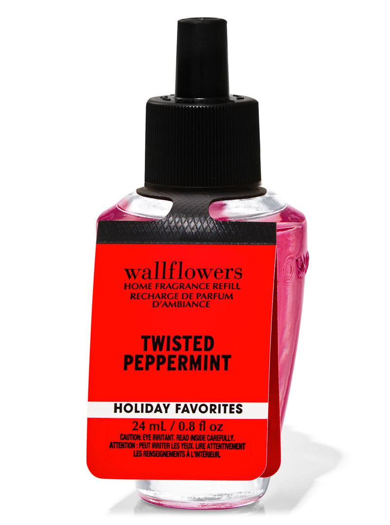 Bath Body Works Twisted Peppermint Wallflowers Fragrance Refill