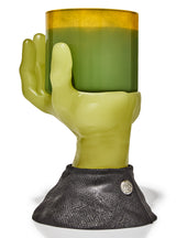 Bath & Body Works Glow-In-The-Dark Franken Hand Pedestal Candle Holder