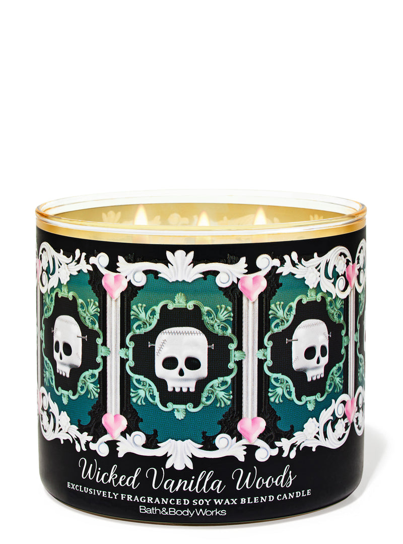 Bath & Body Works 3-Wick Candle - Wicked Vanilla Woods
