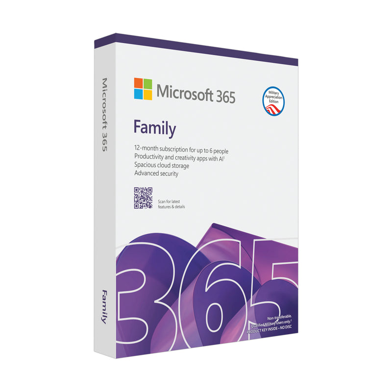 Microsoft 365 Family Military Appreciation Edition ShopCGX