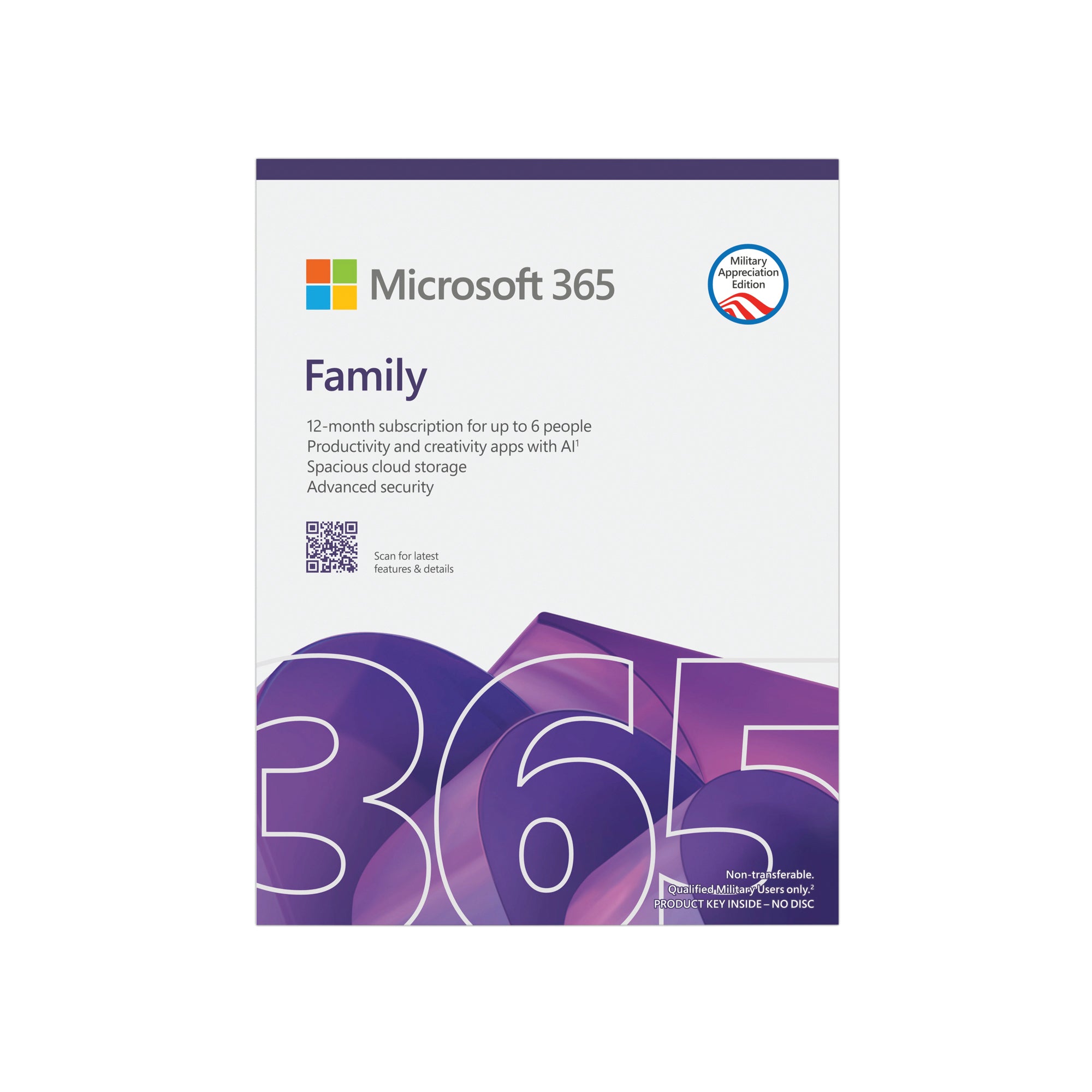Microsoft Office 365 Family (Military P10 Edition)