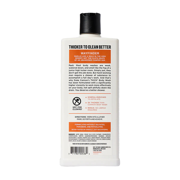 Duke Cannon Supply Co. Thick Body Wash - Wayfinder