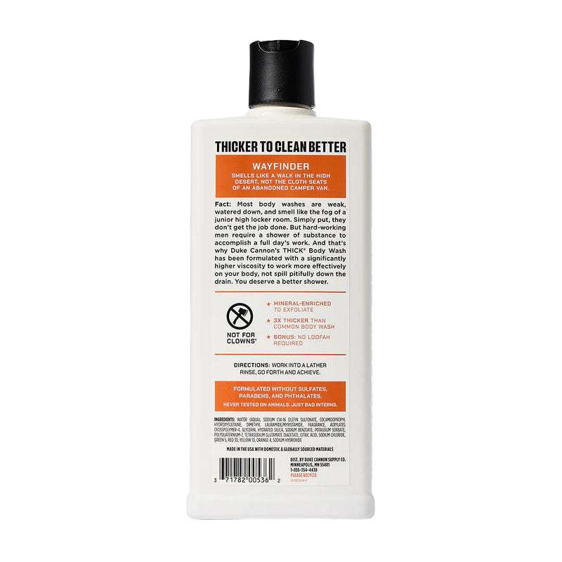 Duke Cannon Supply Co. Thick Body Wash - Wayfinder