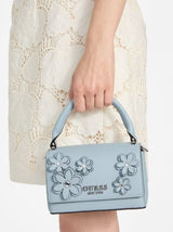 GUESS Zaria Top Handle Flap Crossbody Handbag