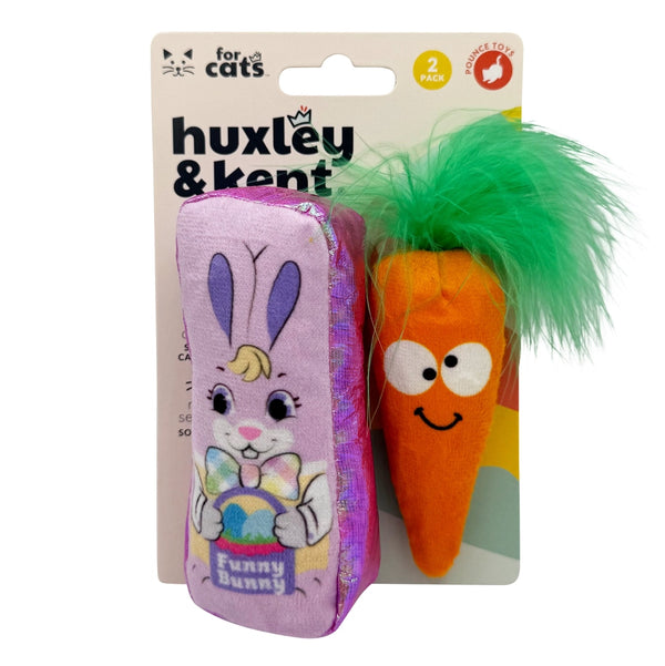 Huxley & Kent Hoppy Easter Cat Toy Set - 2 pk